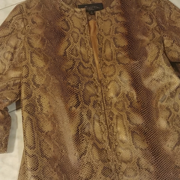 Fabulous Furs vegan leather jacket - Picture 2 of 6